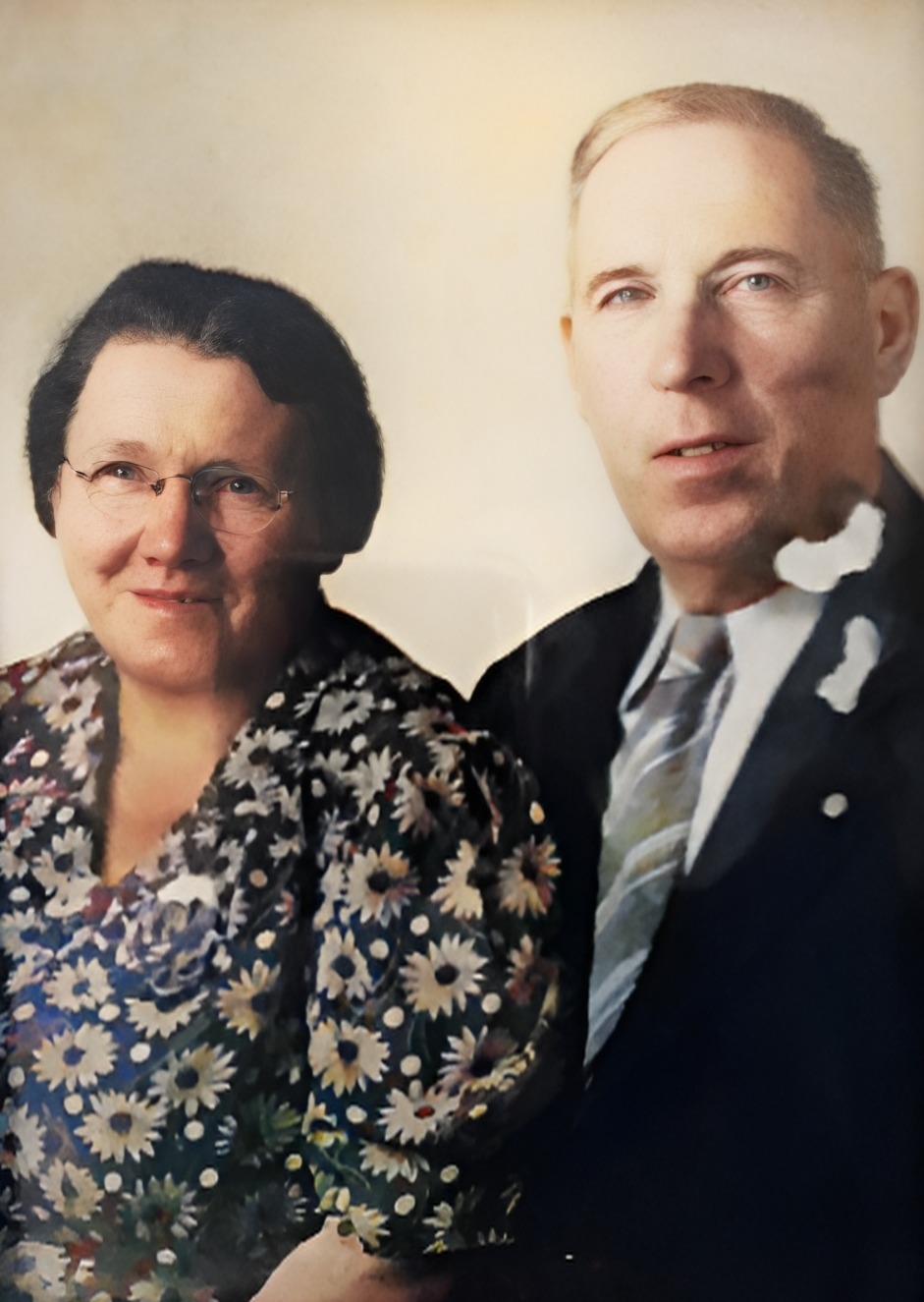 Michael Sullivan and Brigid Moriarity, formal portrait, the Bronx